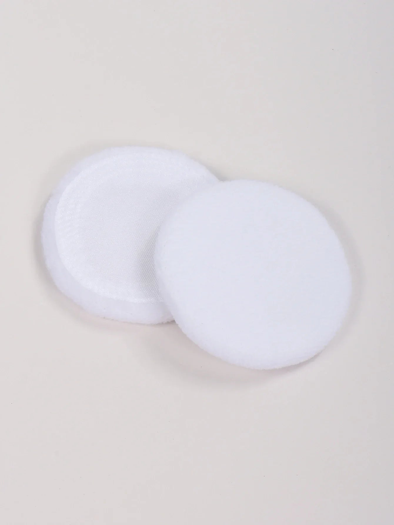 2/5/10/20PCS White Round Powder Puffs – Portable High-Grade Makeup Applicators for Base & Setting