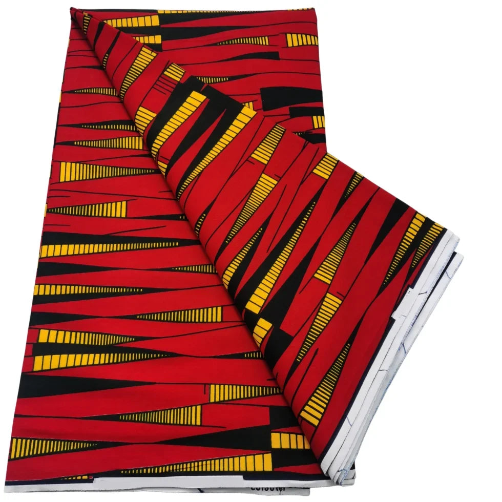 2026 African Real Wax Print Fabric - High Quality Ankara Pagne ABC