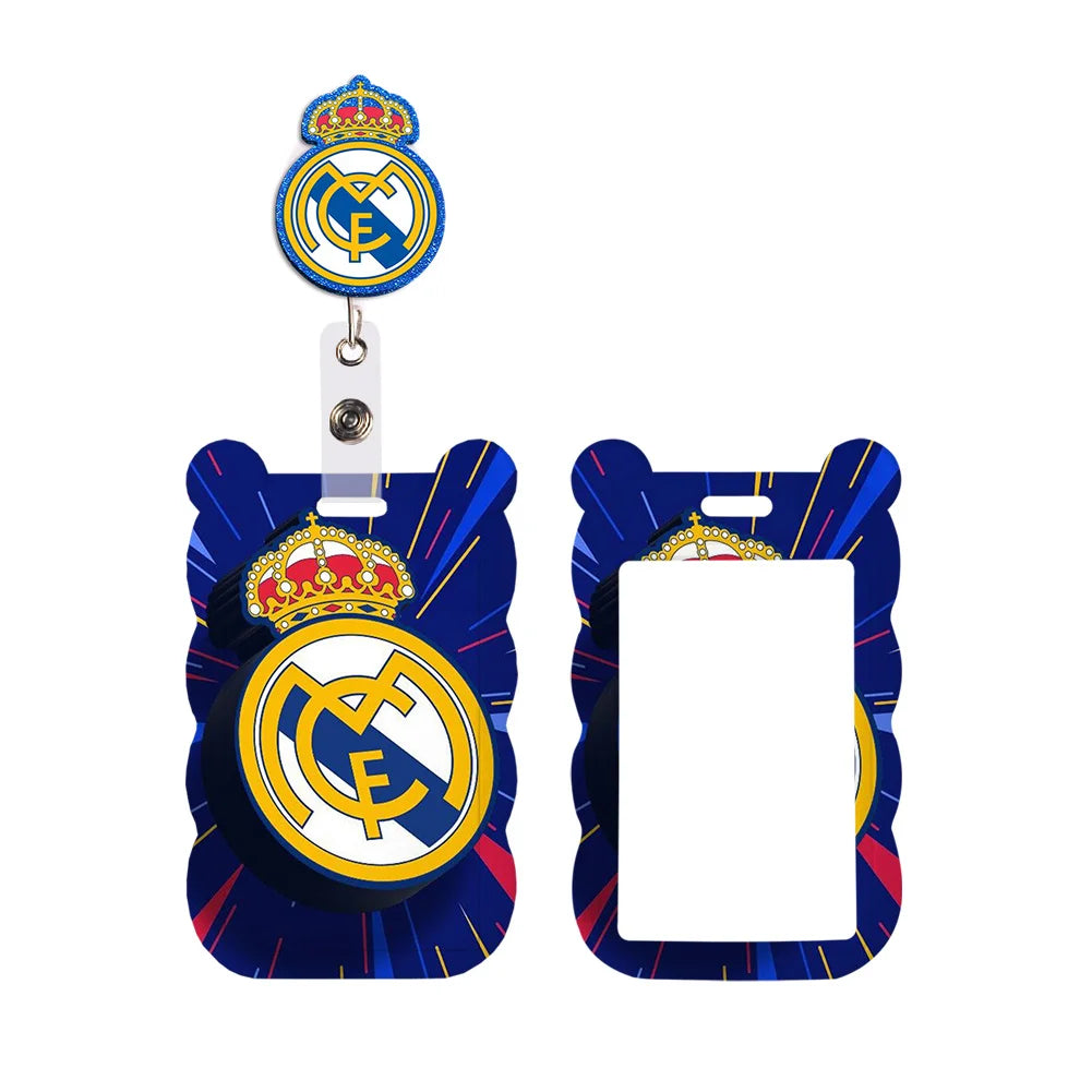 Spanish Football Neck Strap Lanyard – Cartoon Badge Holder ID Card for Kids, Students, Girls & Boys Gift