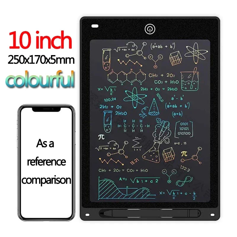 10/12 Inch LCD Writing Tablet - Drawing Board for Kids, Graffiti Sketchpad and Handwriting Blackboard, Magic Toy Gift