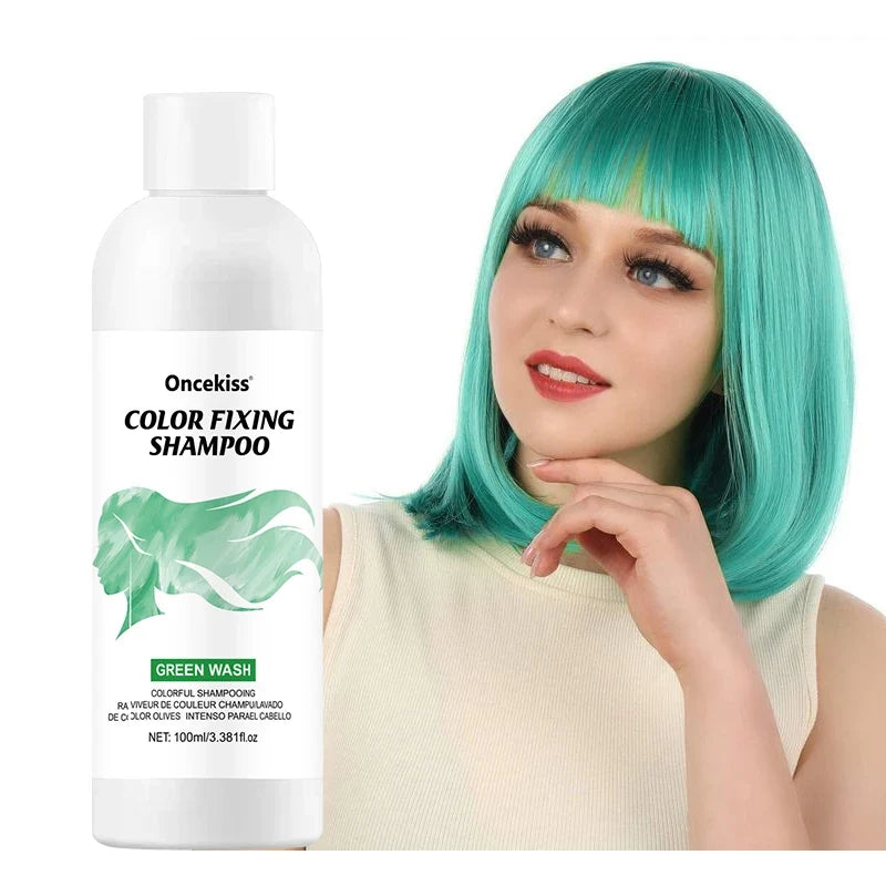 Semi-Permanent Hair Color Dye Shampoo - Instant Color Protecting & Shine Enhancing Hair Care
