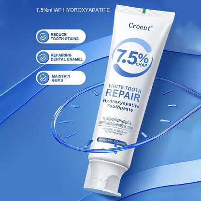 120g Hydroxyapatite Toothpaste – Gentle Mint, Whitening & Stain Removal Oral Care