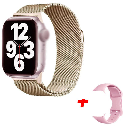 I10 Pro Max Smartwatch with Metal Strap – Sport Fitness Tracker, Custom Dial for Android & iOS, Gift for Men & Women