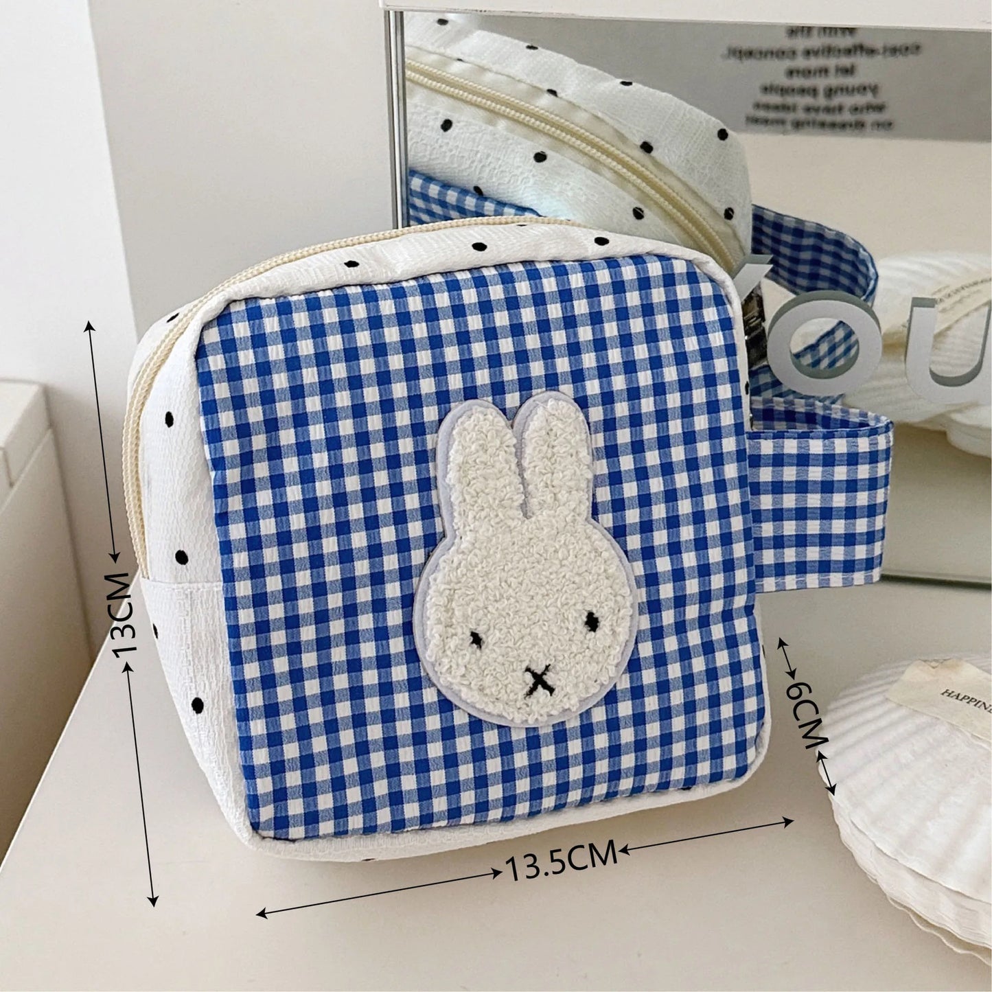Miffy Rabbit Mini Storage Bag - Cute Portable Makeup, Menstrual & Travel Organizer