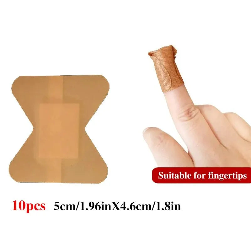 60PCS Waterproof Bandage Variety Pack – Breathable First Aid Wound Plasters & Medical Tape Set