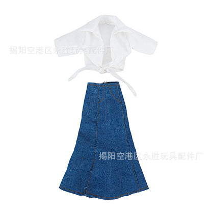 New Doll Clothes for 30cm Barbie – BJD Doll Outfit Accessories for Girls DIY Toy