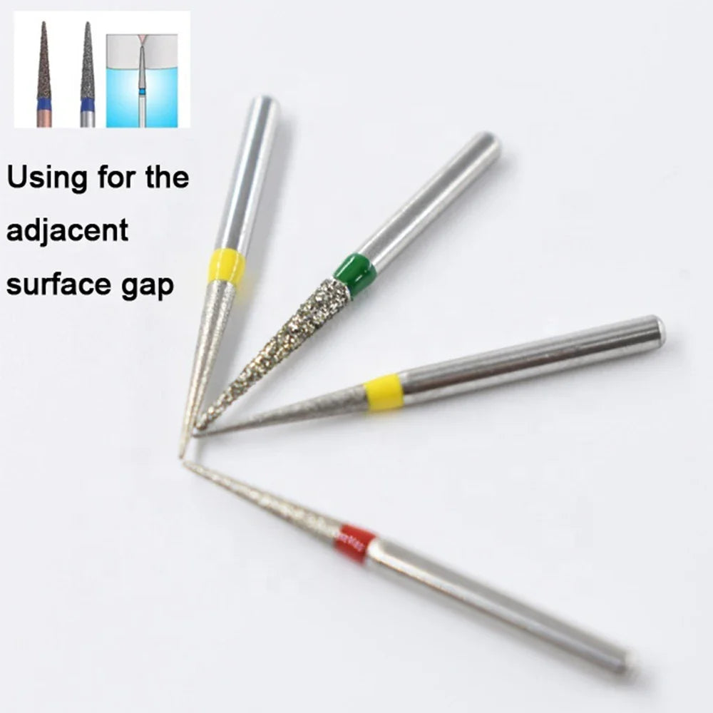 5pcs FG Dia 1.6mm Dental Drills – High-Speed Handpiece Diamond Burs for Teeth Whitening