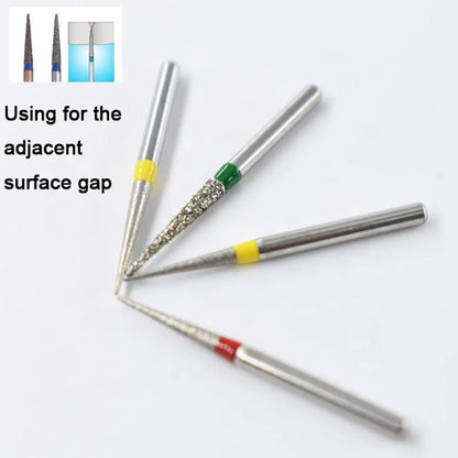 5pcs FG Dia 1.6mm Dental Drills – High-Speed Handpiece Diamond Burs for Teeth Whitening