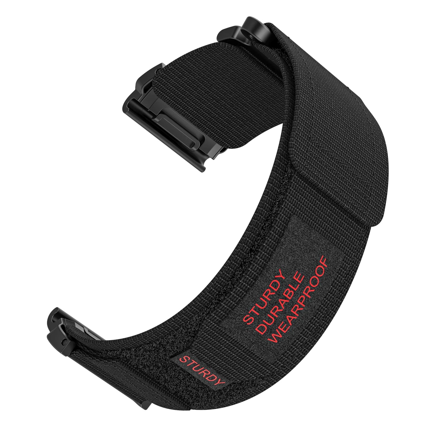 Rugged Nylon Quick Fit Watch Band — Compatible with Garmin Fenix E 8/7X/7/6/6X/5/5X/3HR