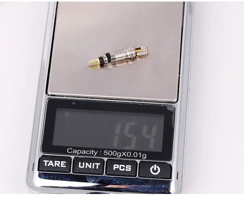 Deemount Presta Valve Core Replacement — Brass FV Nozzle with Alloy Remover Tool for MTB & Road Bikes