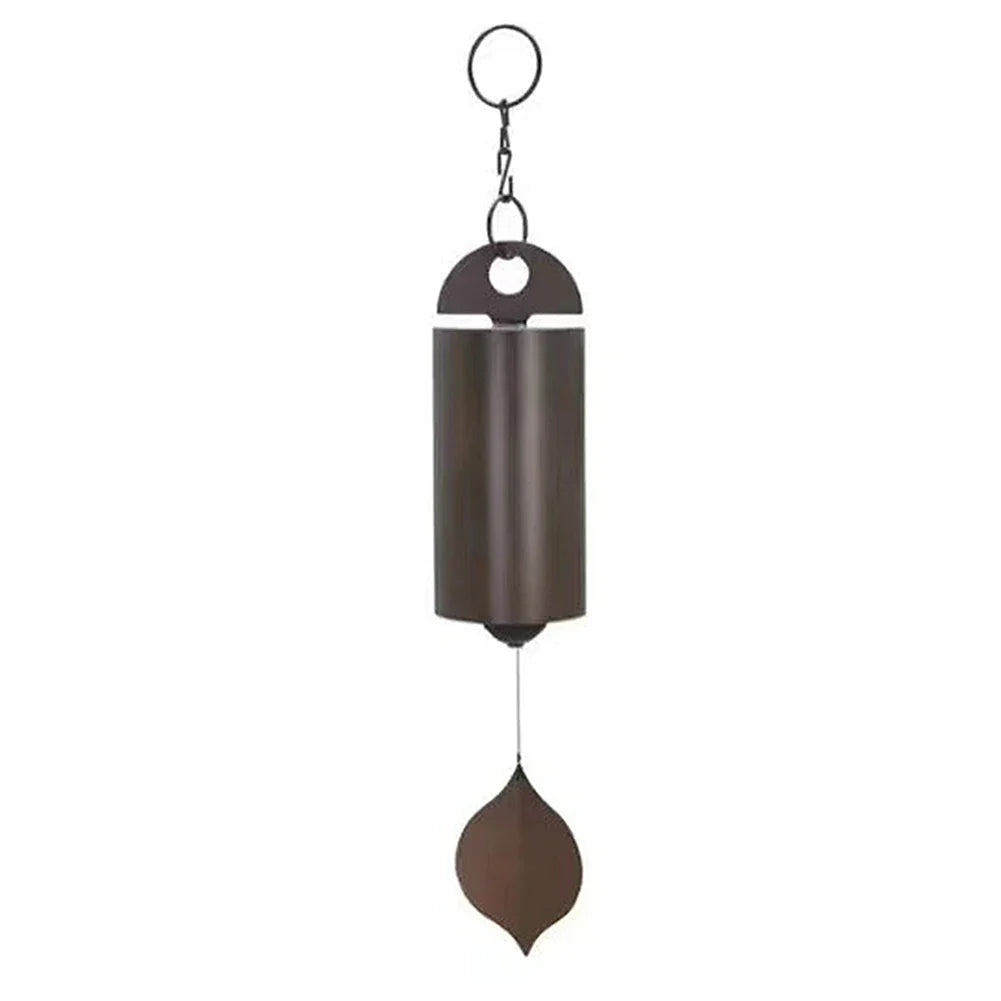 Copper Wind Chimes - Retro Serenity Bell with Deep Resonance, Metal Cylinder for Outdoor Patio Decor