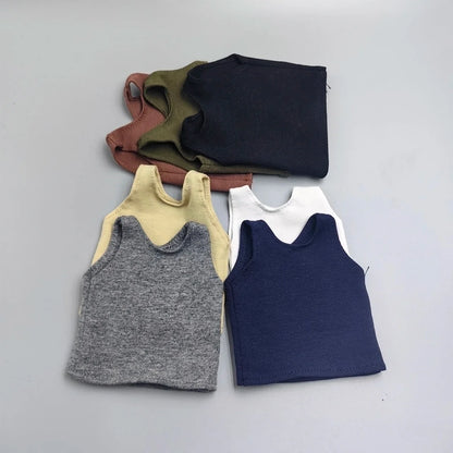 1/6 Scale Black T-Shirt for 12" (30cm) Action Figures — Male & Female DIY Model Accessories