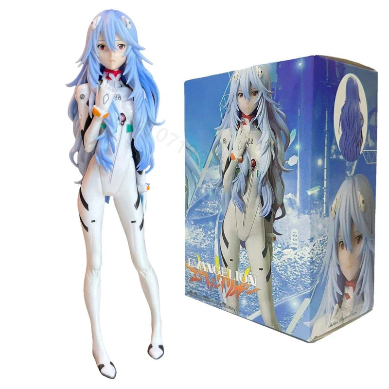 22cm Neon Genesis Evangelion Anime Figure – Asuka Langley Soryu & Rei Ayanami Action Collectible