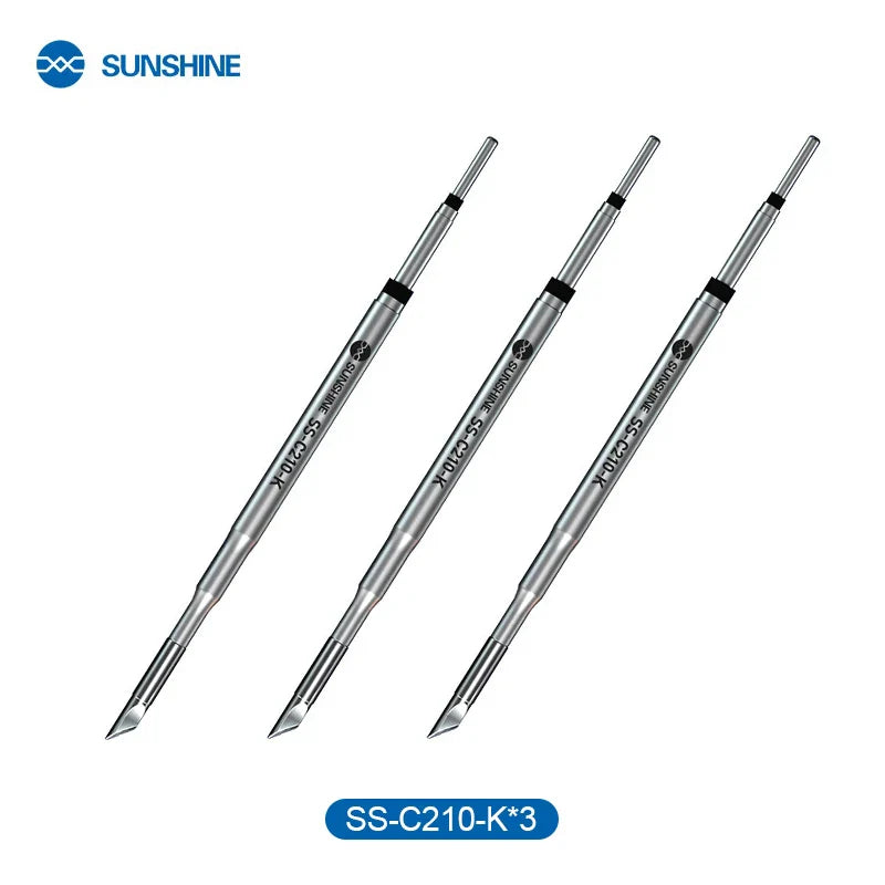 RELIFE Super Fine Soldering Tips C210 C245 C115 – Professional Iron Tips for GVM T210 T115 Stations