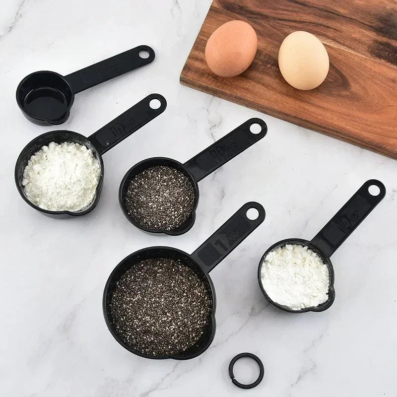 10pcs Measuring Spoons & Cups Set — Multipurpose Kitchen Baking & Cooking Tools