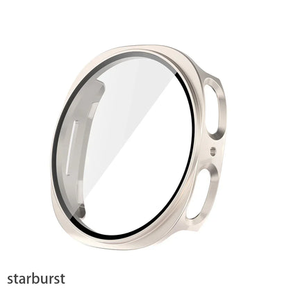 Samsung Galaxy Watch 8 Screen Protector Case – Full Coverage Tempered Glass & Scratch-Resistant Bumper Cover for 40mm/44mm Watch 8