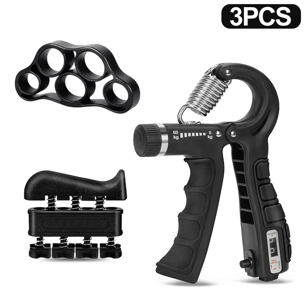 Adjustable 5–60Kg Heavy Hand Gripper – Fitness Hand Exerciser & Wrist Strengthener for Finger Training and Recovery