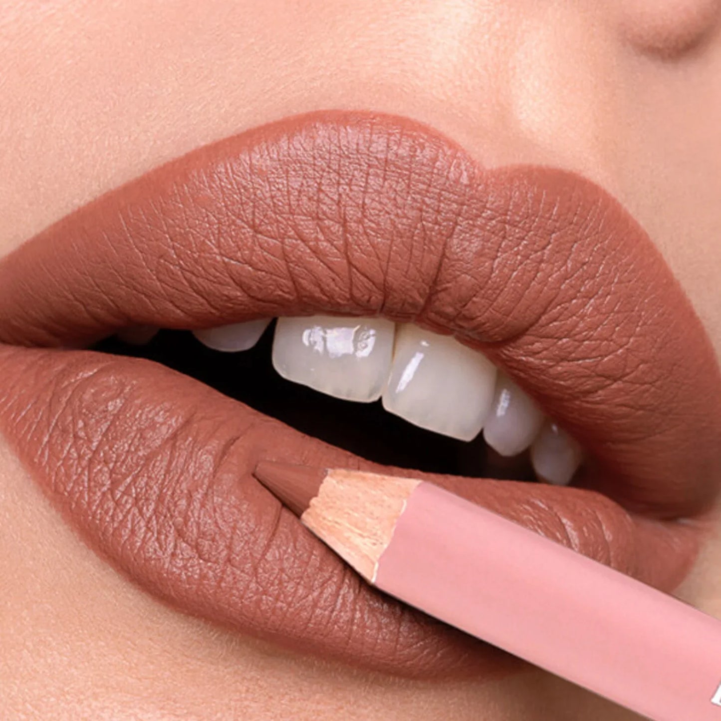12-Color Matte Lipliner Pencil – Waterproof, Plumping Lip Liner for Natural Nude & Pink Shades | Professional Lip Contour Makeup
