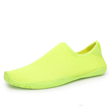 Solid Color Unisex Quick-Drying Aqua Sneakers - Children’s Swimming & Beach Water Shoes, Barefoot Shoes for Women