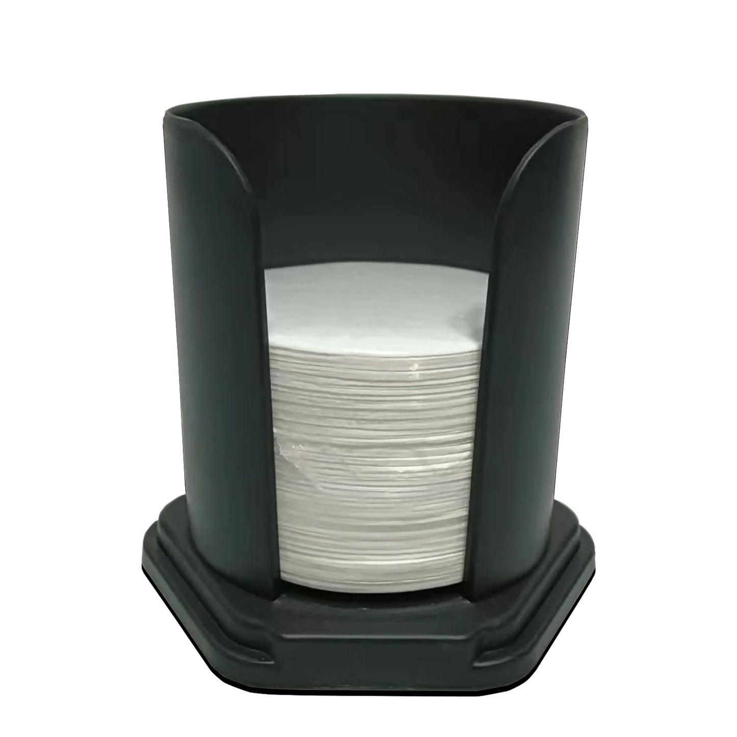 YRP Coffee Filter Paper Holder – 51mm/53.5mm/58.5mm/60mm/64mm Round Filter Paper Organizer Set (100pcs)