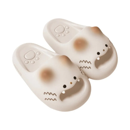 Women's Cat Paw Slippers - Waterproof Closed-Toe Soft Anti-Slip Home Shoes