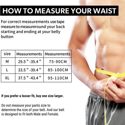 Gym Fitness Weight Lifting Belt: 10.5cm Width for Men & Women - Back Support for Powerlifting, Cross Training, Squats & Workouts