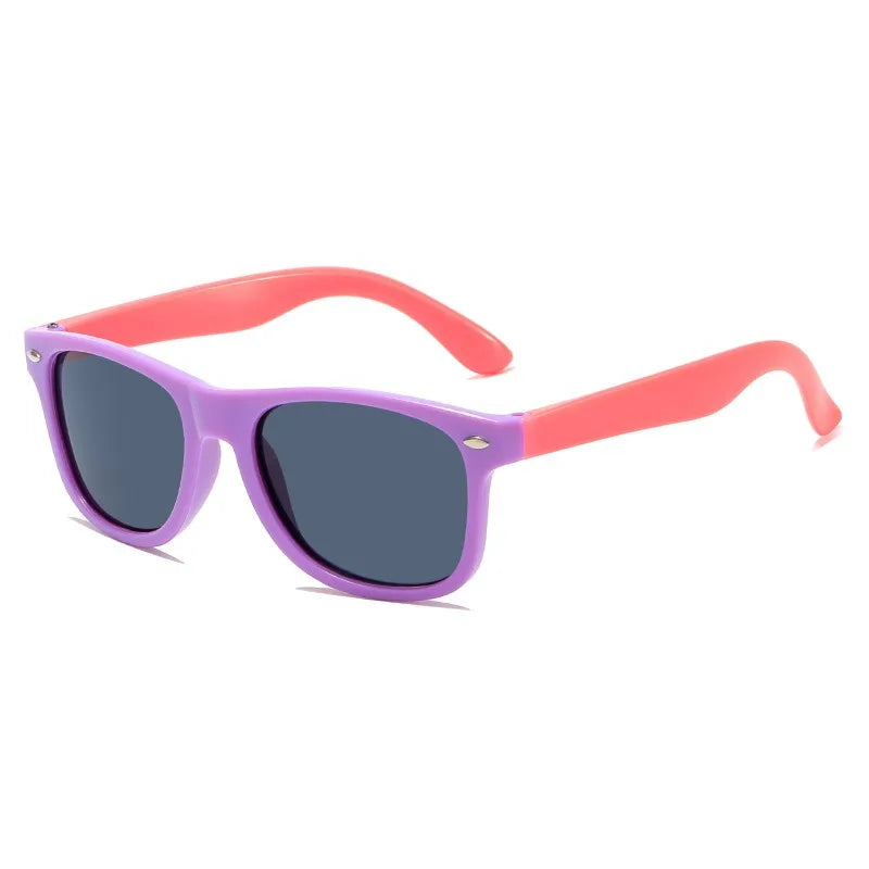 Children’s Color Matching Sunglasses – UV Resistant Summer Sun Shades for Boys & Girls