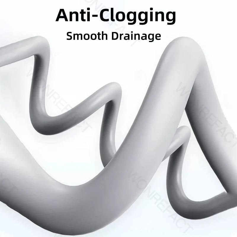 Bathroom Silicone Shower Hose — Flexible, Anti-Kink, Explosion-Proof High-Toughness Shower Tube
