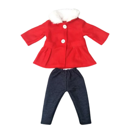 18" American Doll Clothes Set — Jacket and Pants Outfit for Baby Dolls