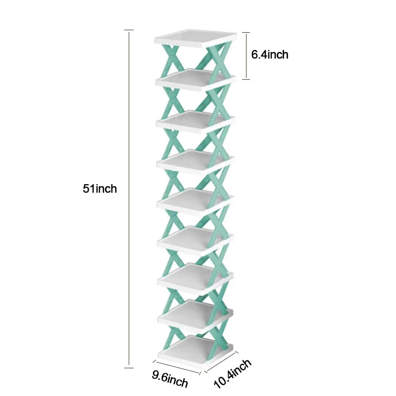 Multi-Layer Detachable Shoe Rack Storage Organizer — Space-Saving Household Shoe Shelf Cabinet