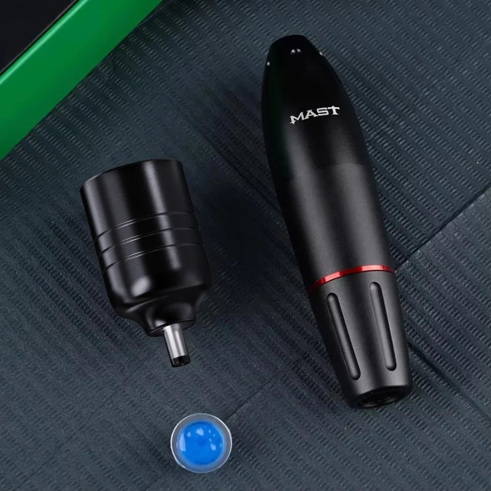 Mast K2 Wireless Tattoo Pen Kit – Dragonhawk B3 LCD Machine with Battery for Tattoo Artists