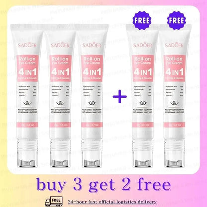 Instant Eye Bag Removal Cream – Collagen, Anti-Wrinkle, Dark Circle & Puffiness Treatment for Firming and Brightening