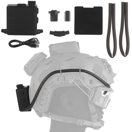 Tactical Goggles Defogger Kit – Anti-Fog Fan for Airsoft, Shooting, Motocross, Mountaineering, Ski Mask Protection