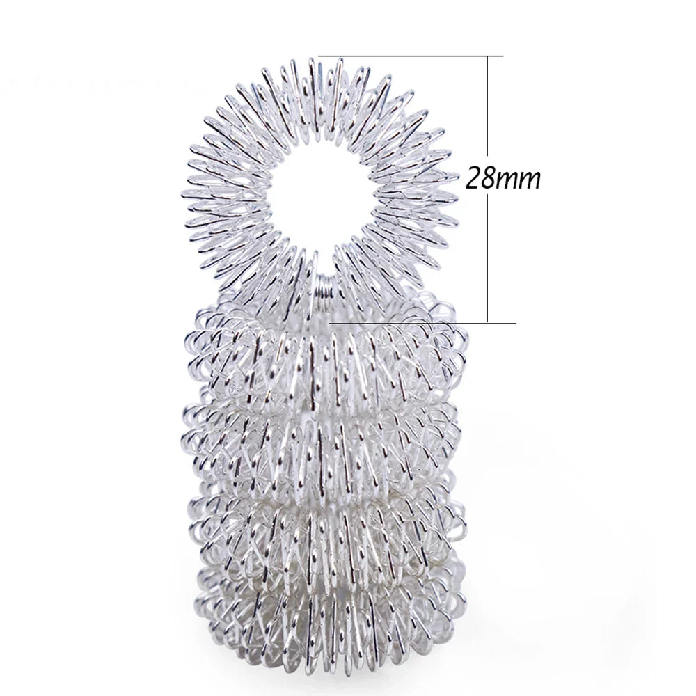 9pcs Hand & Foot Magnetic Therapy Spiky Massage Balls – Acupressure Trigger Point Pain Relief Pocket Massager