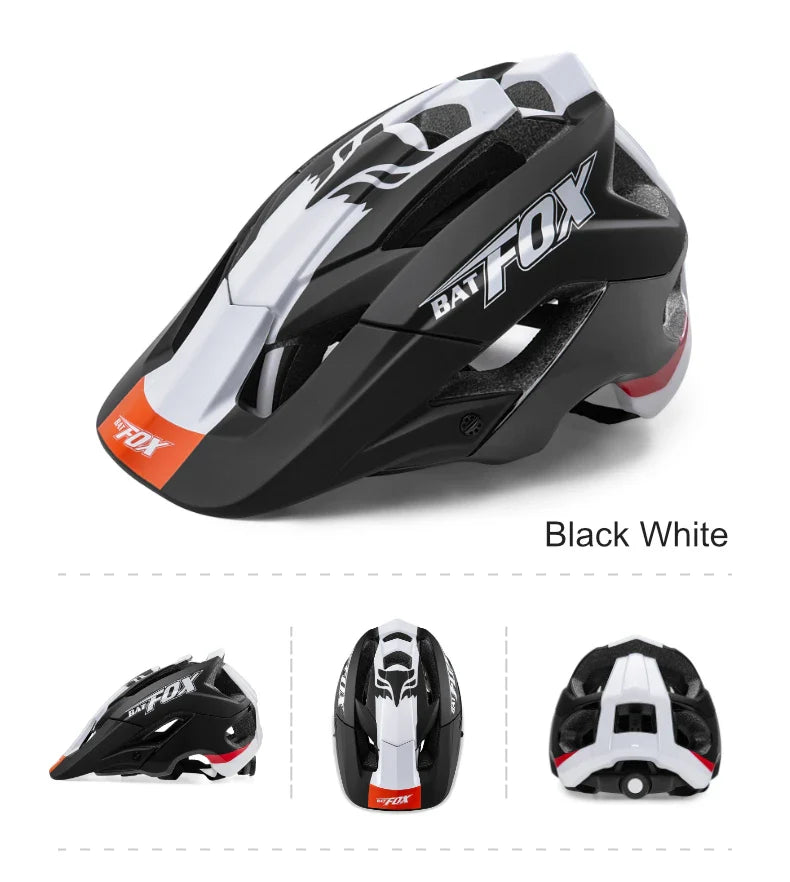 BATFOX MTB Cycling Helmet — Integrally-Molded Mountain Bike Helmet for Speed & Safety