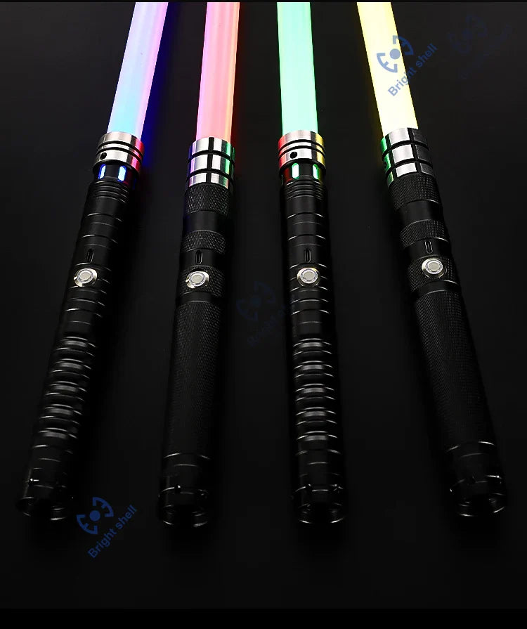 RGB Metal Lightsaber Toy – 15-Color Changing Laser Sword with Sound Effects, Force FX Jedi Blaster Gift for Kids