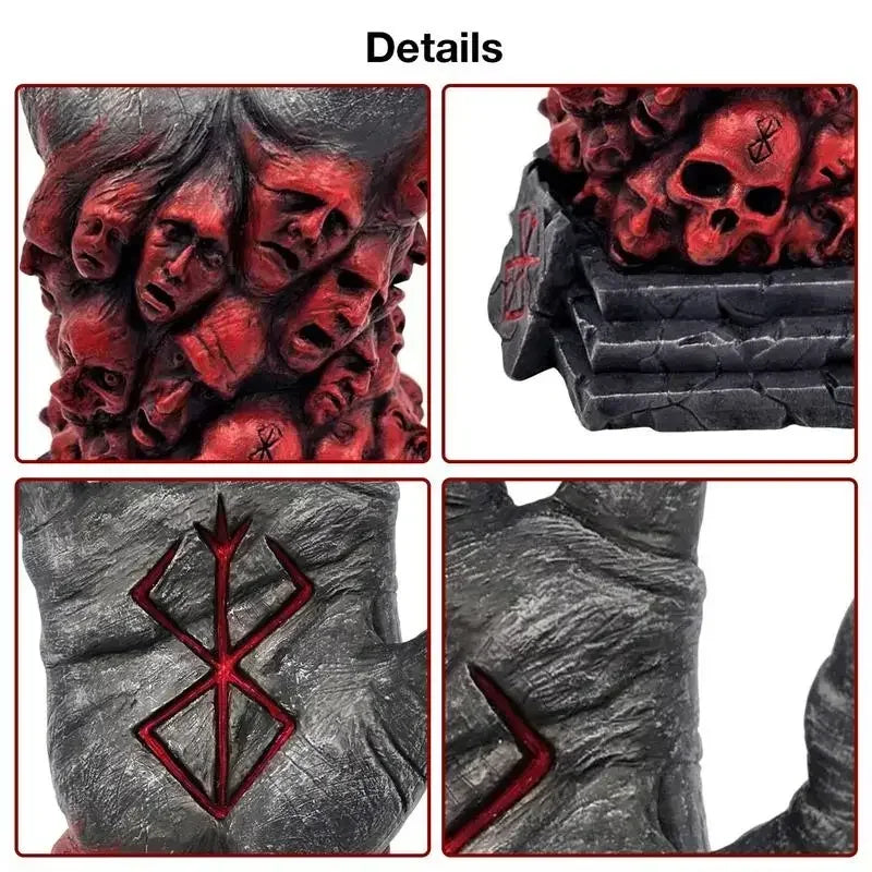 Gothic Witch Hand Resin Statue – Creative Wall Decor, Key & Bag Hanger, Aesthetic Home Ornament