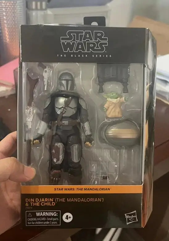 Star Wars Black Series Mandalorian Din Djarin & Baby Yoda Articulated Action Figure Toy