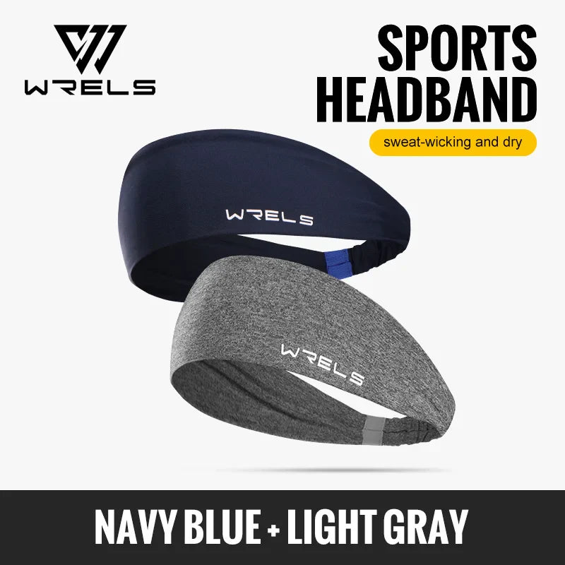 WRELS Moisture-Wicking Sports Headband – Breathable Non-Slip Sweatband for Running, Gym & Fitness (Men & Women)