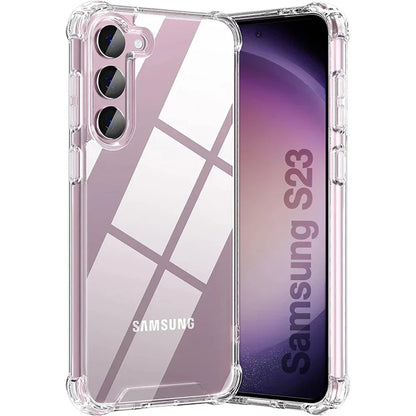 Hybrid Shockproof Clear Hard Case for Samsung Galaxy S25/S24/S23/S22 Plus/S22 Ultra/S21 FE & A56/A36/A54/A34/A53/A33