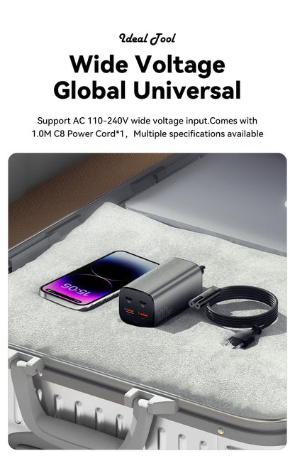 Essager 100W GaN USB-C Charger – Fast Desktop Charger with QC 4.0/3.0 PD for MacBook, iPhone 15, Samsung, Laptop & POPC