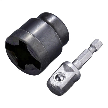 Universal Car Jack Adapter – Scissor & RV Stabilizer Drill Tool with Steel Ball Joint Rod for Impact Wrench and Vehicle Disassembly