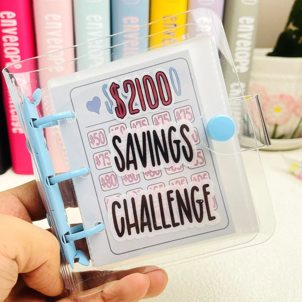 1000 Savings Challenge Binder – Money Saving Book with Envelopes, Envelope Savings Challenge, Mini Budget Organizer