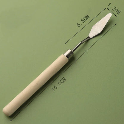 7pcs Oil Painting Palette Knife Set – Scraper Spatula for Acrylic, Watercolor, Gouache, and Color Mixing Art Supplies