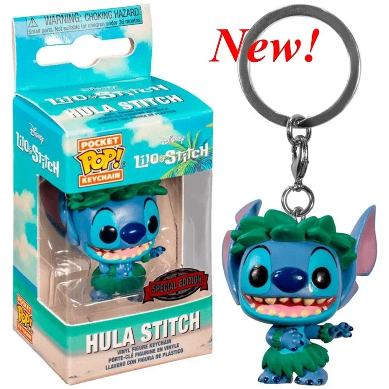Funko Pocket Pop Keychains 22 Styles – Mickey, Minnie, Donald, Stitch, Angel, Elvis, Lilo & Scrump Vinyl Figure Toys