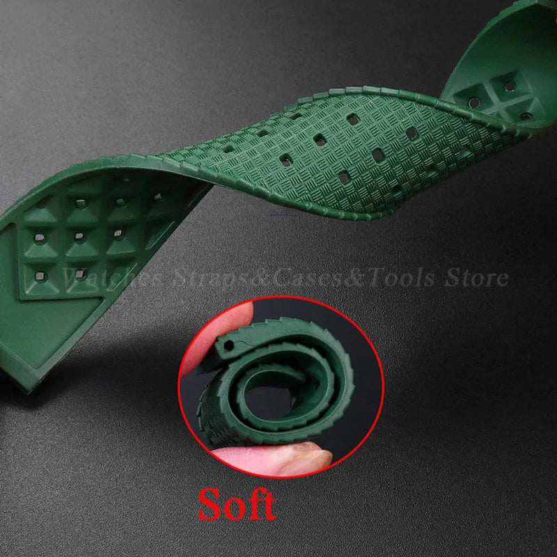 Premium Tropic Silicone Watch Strap – 20mm & 22mm Quick Release Waterproof Rubber Bracelet for Seiko, Oris & Omega