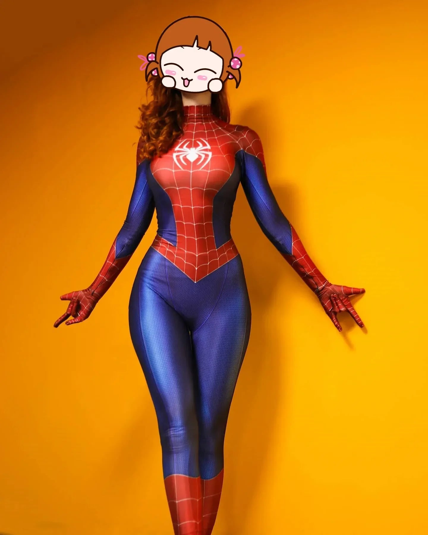 Women’s Spiderman PS4 Cosplay Costume – Superhero Zentai Bodysuit Jumpsuit for Girls & Adults Halloween