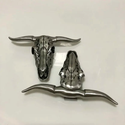 Outdoor EDC Stainless Steel Bull Head Tool – Multi-Function Pocket Cutter, Necklace Pendant & Defensive Window Breaker