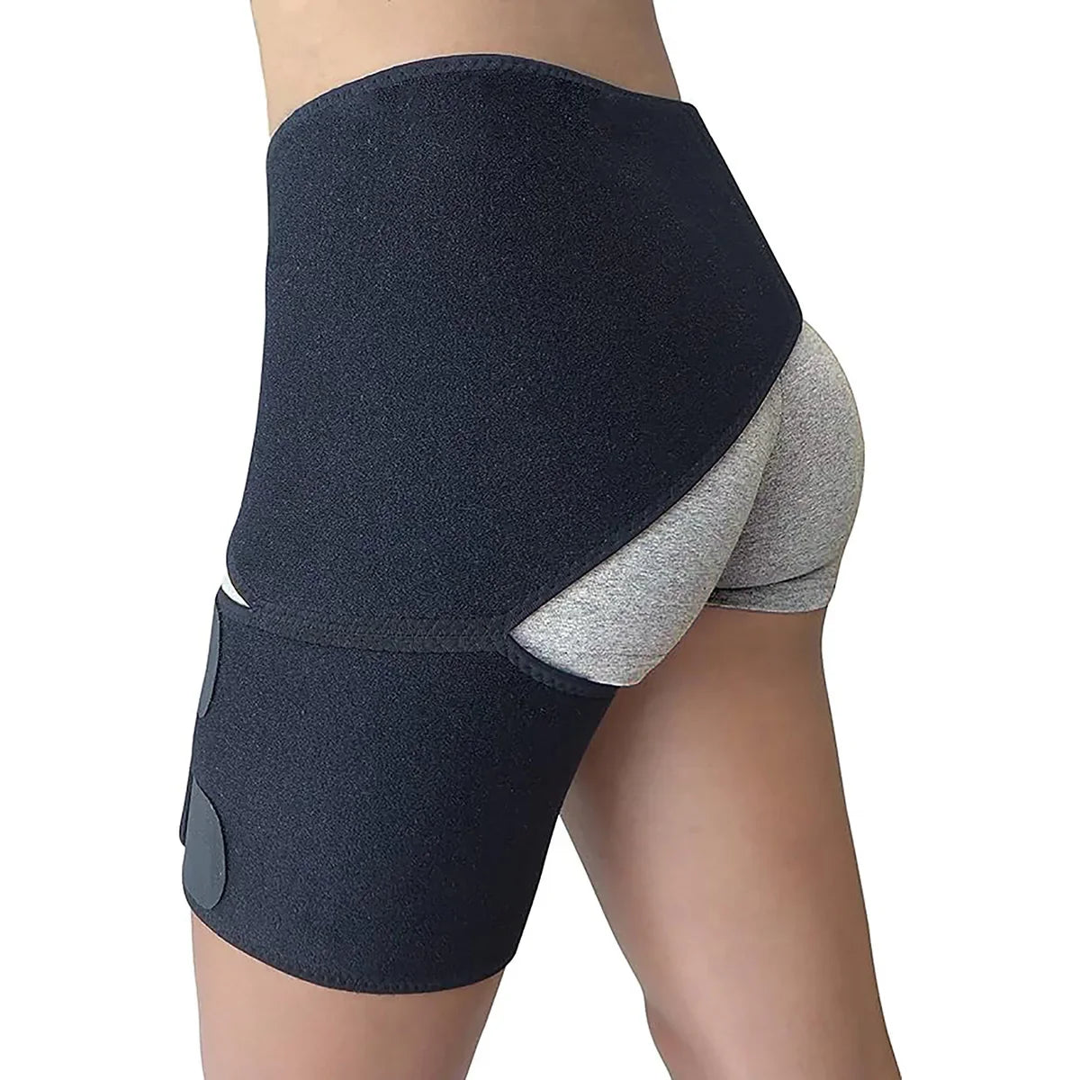 Hip Brace for Sciatica Pain Relief – Compression Support Wrap for Thigh, Hip Flexor Strain, Groin Injury, and Sacroiliac Joint Support