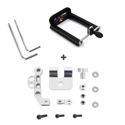 Monitor Phone Holder Clip Mount for FlySky FS-i6 / i6S RC Transmitter — Remote Controller & Drone Support Bracket